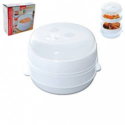 Каструля для готування на парі в мікрохвильовій печі