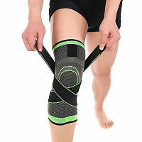 Наколенник эластичный бандаж на колено компрессионный Knee Support WN-26 спортивный с резинками NST