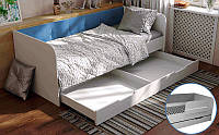 Кровать Валенсия, односпальная кровать с ящиком Valencia на ламелях КОМПЛЕКТ