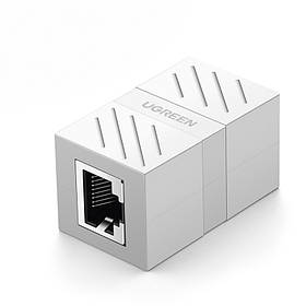 Ethernet Коннектор Ugreen RJ45 Cat.6 Підтримка 1000 Мбіт/с та 250 МГц, FTP Білий (20311)
