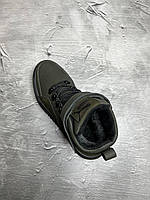 Чоловічі зимові черевики P73 зел.тинк black3 ч.