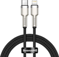 Кабель Baseus Cafule Series Metal Data Cable Type-C to iP PD 20W 1m / Black