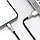Кабель Baseus Cafule Series Metal Data Cable USB to IP 2.4A 2m / Black, фото 4