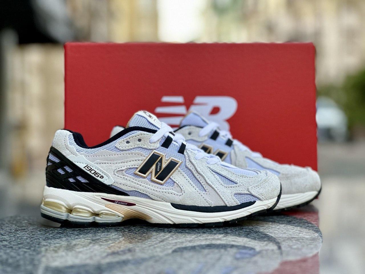 Чоловічі кросівки New Balance 1906D Protection Pack White (Білі) Нью Беланс 1960 замш сітка демісезон унісекс