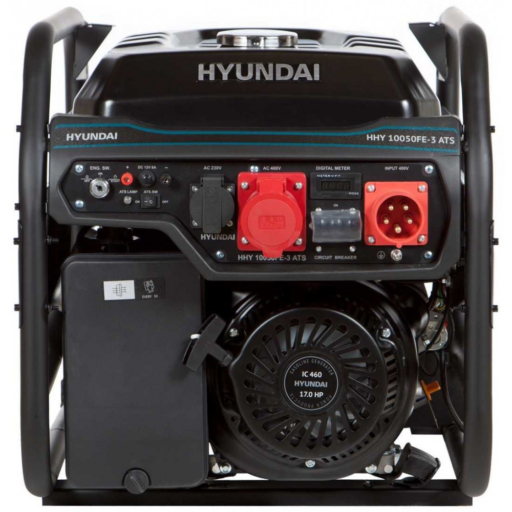 Бензиновbй генератор Hyundai HHY 10050FE-3 ATS