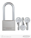 Замок навісний TOKOZ BETA 50 LONG 3KEY 63мм 8мм, фото 3