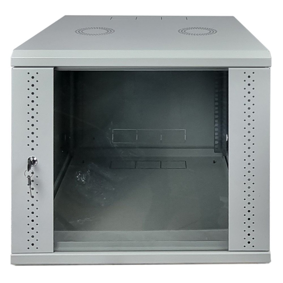 Серверна шафа 9U 600х500х503 скло сіра (ES-Е950G)