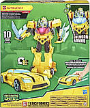Трансформер Бамблбі 25 см світло, звук Transformers Bumblebee Cyberverse Unite Roll N' Change, Hasbro, фото 2