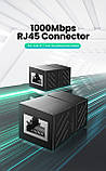 Ethernet з'єднувач Ugreen Cat6 FTP - Роз'єм RJ45 - Швидкість до 1000Mbps - Чорний (20390), фото 7