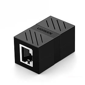 Ethernet з'єднувач Ugreen Cat6 FTP - Роз'єм RJ45 - Швидкість до 1000Mbps - Чорний (20390)