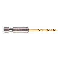 Сверло по металлу MILWAUKEE RedHEX HSS-G TiN 3,2 мм, 2 шт (48894706)