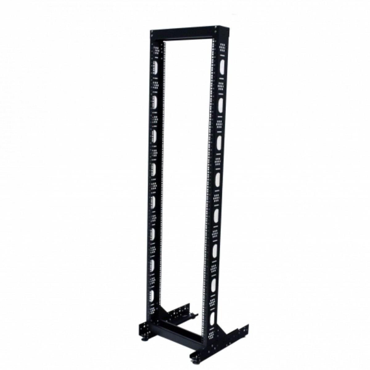 Стійка 24U, однорамна, чорна (UA-OF24-S-BK), фото 1