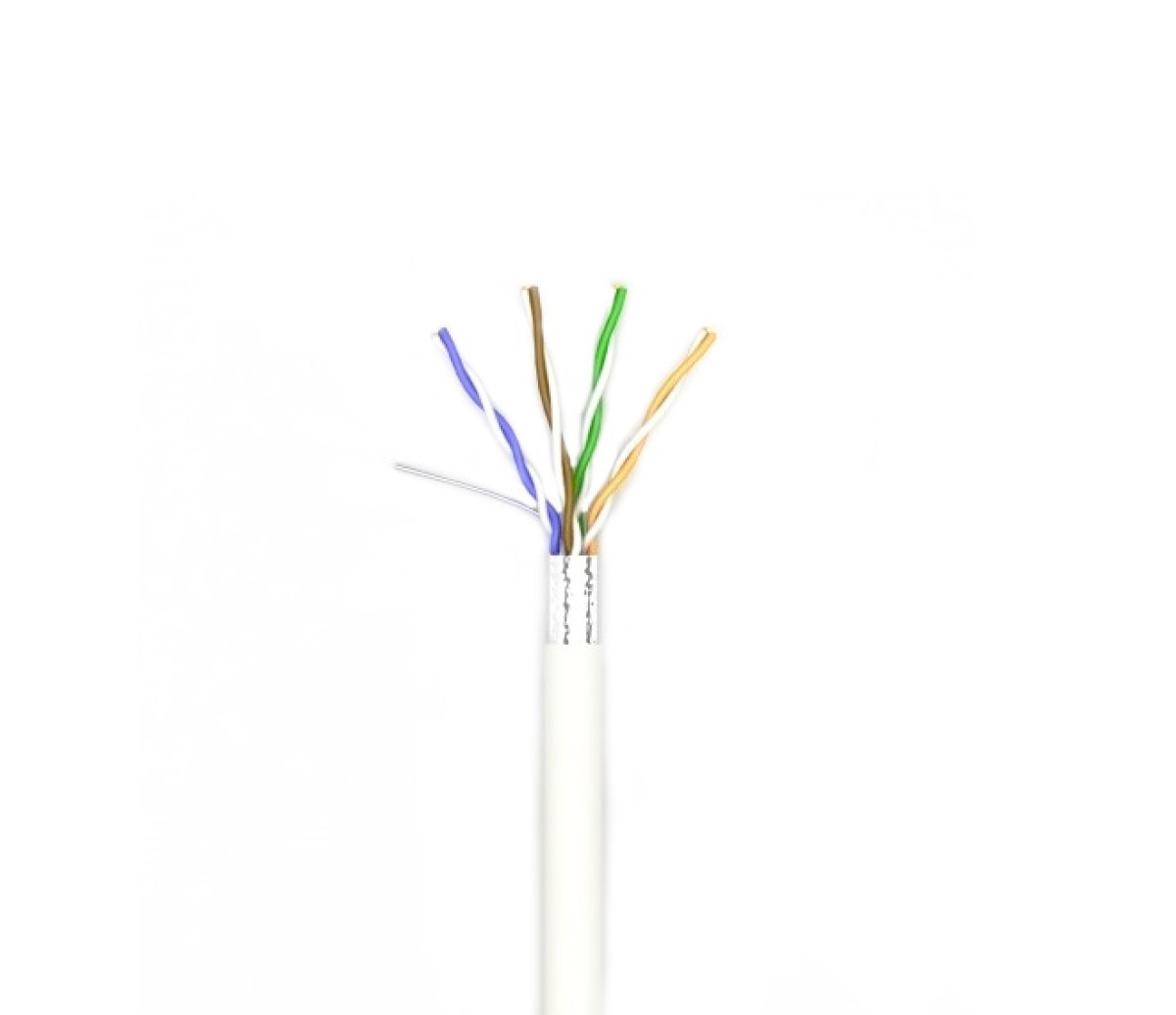Кабель для інтернету OK-Net, КПВЕ-ВП 200, 4х2х0.51, FTP, cat.5E, 1м
