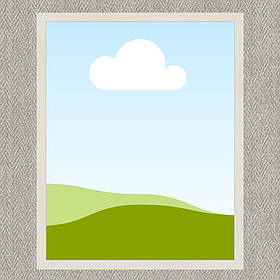 Багетна рамка для картини біла 40*50 см Origami