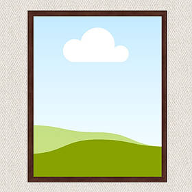 Багетна рамка для картини коричнева 40*50 см Origami