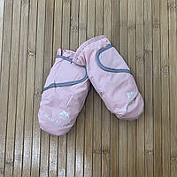 Детские зимние перчатки от 3 до 5 лет цвет Пудровый