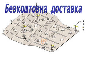 Захист двигуна Cadillac XT-6 (2019-) (захист двигуна Каділак ХТ 6) Кольчуга