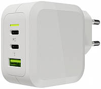 Green Cell 2x USB-C 1x USB-A 65W GaN White, фото 3