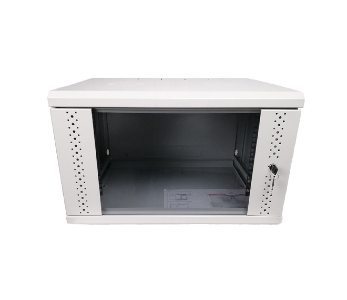 Серверна шафа 12U, 600х500х637 скло