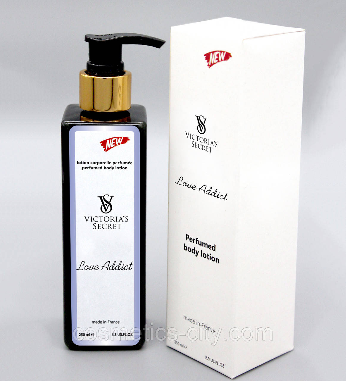 Парфюмированный лосьон для тела NEW с ароматом Victoria's Secret Love Addict, 250 мл.