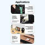 Кабель Mini HDMI до HDMI Vention 2м 4K 60Hz Двонаправлений Чорний, фото 3