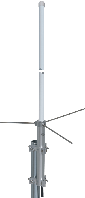 SIRIO GPF 21 N - антенна стационарная 136-174 мгц, 5/8λ, 3,65 dBi, 1730mm, 1,2kg, Fibre, N-f, 150 km/h, 200W