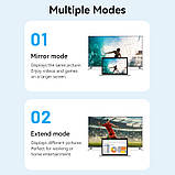 Кабель Micro HDMI Vention, 3 метри, HDMI 2.0, 4K 60Hz, Двосторонній, 18Gbps, HDR, Dolby, 1080P 120Hz, HDMI-D/HDMI-A, Чорний, фото 6