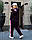 Стильний жіночий велюровий костюм, модний велюровий костюм великих розмірів, спортивний велюровий костюм батал, фото 6