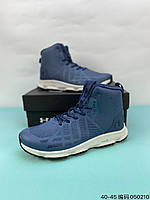 Eur40-45 кросівки високі чоловічі Under Armour Curry Street баскетбольні демісезонні сині