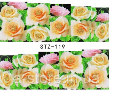 Слайдер дизайн водна наклейка для нігтів - фото 1 - id-p1948053112