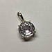 Кулон срібний жіночий з природним каменем прозорим топазом Підвіска ручної роботи, фото 8