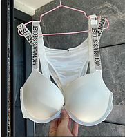 Комплект белья мега стильный от Victoria's Secret,белый NMS