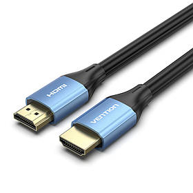 HDMI Кабель Vention 2 метри | 4K 60Hz | 18Gbps | HDR & 3D | Dolby TrueHD 7.1 | ARC & HEC | FHD 120Hz | Чорний