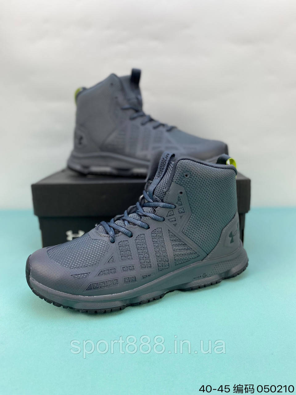 Eur40-45 кросівки високі чоловічі Under Armour Curry Street баскетбольні демісезонні