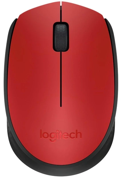 Мишка бездротова Logitech M171 (910-004641) Red/Black