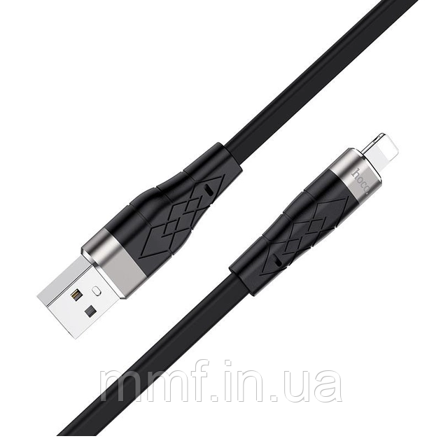 Кабель HOCO X53 Angel silicone charging data cable for Lightning \ black