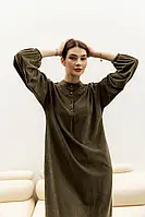Замшеве демісезонне плаття вільного крою з поясом та широкими рукавами 42-52 розміри різні кольори 44