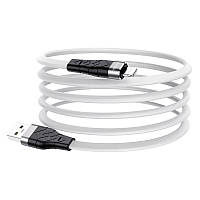 Кабель HOCO X53 Angel silicone charging data cable for Lightning \ white