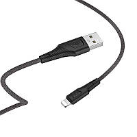 Кабель HOCO X58 Airy silicone charging data cable for Lightning / black