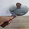 Сковорода з кришкою Rainberg RB-750 діаметр 24 см, фото 6