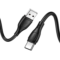 Кабель HOCO X61 Ultimate silicone charging data cable for Lightning / black