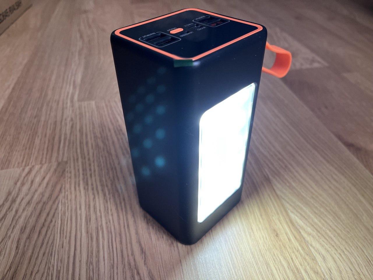 Купити Power Bank 50000mAh з потужною LED-лампою ліхтарем + швидке ...