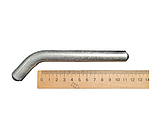 Стопорний палець для вставки фаркопа під квадрат 50х50 (оцинкований) діаметром 16 мм з фіксатором, фото 5