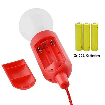 Світлодіодна лампа на батарейках світильник лампочка Retro LED біле світло