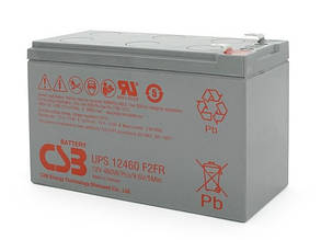 Акумуляторна батарея CSB UPS12460F2FR, 12V9Ah (151х65х94мм)