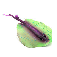 Скат люмінесцентний Зелений із фіолетовим декор акваріума