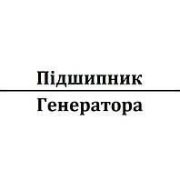 Підшипник генератора