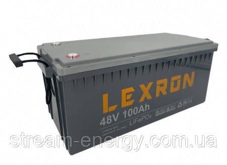 Акумуляторна батарея Lexron LiFePO4 48V 100Ah 4800Wh  ( 522 x 238 x 223) Q1