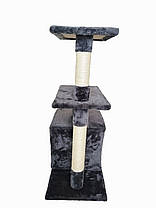 Кігтеточка, будиночок, дряпка для кішок Avko CatTree 1053 Grey, фото 6
