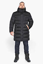 Куртка зимова чоловіча великого розміру в чорному кольорі модель 51864, фото 3